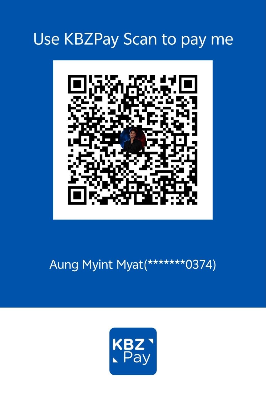 KPay QR Code - Scan to pay 50,000 KS